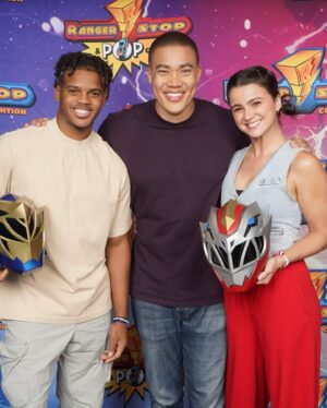Russell Curry Instagram - My @rangerstopandpop 2024 wrap up! 

Thank you to all of the fans and the amazing organizers for making my first Ranger Convention such an incredible time! 

Thank you to all my castmates and other fellow Rangers for being so gracious, kind and ready for some shenanigans! The Power Rangers family really is a FAMILY 🙏🏼

And last but certainly not least, thank you to @trippin_over_toys aka Tyler aka the best volunteer right hand man I could've asked for! He went absolutely above and beyond in making sure things went as smoothly as possible for myself and everyone who came to our booth. AND he even took all these dope candid pics so I could have even more memories of my first con 🙌🏼

If you're into collectibles, especially action figures, give his page a follow. Tons of great stuff on there! 

I can't wait for the next one! See you all soon 😉

PS Tyler didn't ask me to shout him out, he's just an awesome dude and deserves the love!