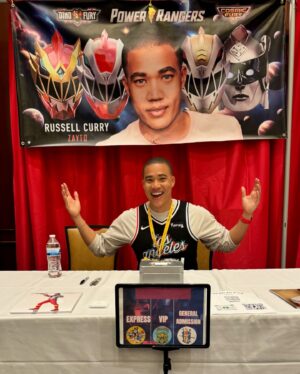 Russell Curry Instagram - JUNE! 

Wrapped @thestagefilm, Father's Day in Aruba, @rangerstopandpop ATL, Havasu with framily, and watched @jromanempire and @helloclarice15 get married! 

Fun fact: @jromanempire convinced me to start acting in high school, so I absolutely wouldn't be where I am without him! 🙏🏼