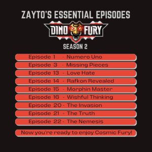 Russell Curry Instagram - EASILY one of my favorite shots in the Morphin Master suit in Cosmic Fury 🩶⚡💪🏼

Also for those of you who STILL haven’t watched Dino Fury or just need a quick refresher, I put together a list of “Zayto’s Essential Dino Fury Episodes” so you can get caught up and then blaze thru CF!

I know there are a lot of good ones missing, but I wanted to stick to the main storyline that sets up Cosmic Fury while taking as few detours as possible. 44 episodes is a lot after all so I hope this list of my favorite 18 helps! But now you have no excuses (or at just a few less 😂) all episodes streaming now on @netflix 

And oh yeah, I’m back! Hi! 👋🏼