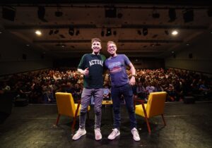 Russell Howard Instagram - 2nd ever Wonderbox Live with the magnificent @larrydeancomedy! Thanks to everyone who came, hope you had as much fun as we did.