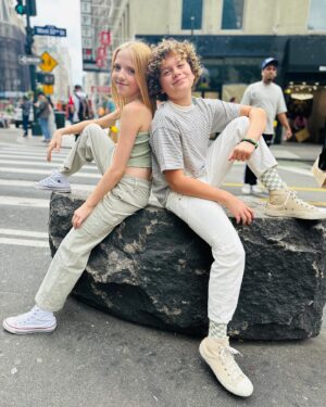 Ryan Buggle Instagram - Sadie and I planned coordinating outfits photo dump