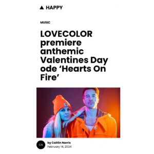 Ryan Carnes Instagram - “Imaginative, transcendent and liberating, Hearts On Fire is the perfect Valentine’s Day soundtrack. A proclamation of love and desire, the track does away with pretense and instead ushers in a sense of deeply felt celebration” —@happymagtv 

Thanks for the love❤️‍🔥!