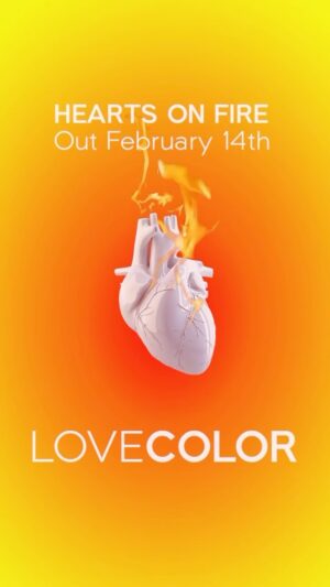 Ryan Carnes Instagram - New single comin’ in hot 🔥 

T-minus 2 days until ‘Hearts On Fire’ drops ❤️‍🔥🫀
.
.
.
.
.
#lovecolor #flamingheart #heartonfire #alternativeband #altpopduo #altpop #valentinesmusicrelease #flamingheart