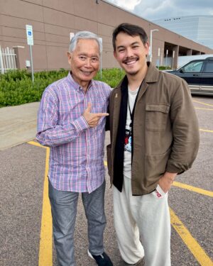 Ryan Potter Instagram - @voicesagainstcancer / Pop Culture Con
An incredible Convention for An Incredible Cause!
Thanks for reuniting @georgehtakei and I - as well as the ever kind Brad Takei! it’s been far too many years! Safe Travels to all the new faces and friends from this weekend. And thank you to all that came to visit me in Sioux Falls especially from far and wide.

Check it out!! @bosslogic , i got to meet your friend 🤝