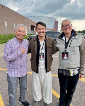 Ryan Potter Instagram - @voicesagainstcancer / Pop Culture Con
An incredible Convention for An Incredible Cause!
Thanks for reuniting @georgehtakei and I - as well as the ever kind Brad Takei! it’s been far too many years! Safe Travels to all the new faces and friends from this weekend. And thank you to all that came to visit me in Sioux Falls especially from far and wide.

Check it out!! @bosslogic , i got to meet your friend 🤝