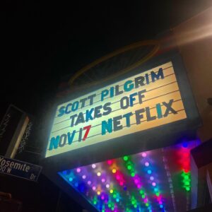 Ryan Simpkins Instagram - we are Sex Bob Omb and we are here to watch Scott Pilgrim take off on November 17th