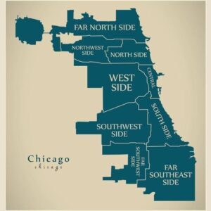 S. Dilla Thomas Instagram - I hope this helps…. I love all the ppl “Ova East” but the city says we don’t have an “East Side” 🤷🏾‍♂️. #dontshootthemessenger #chicago #chicagomaps