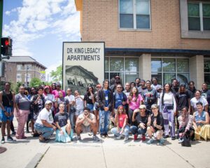 S. Dilla Thomas Instagram - It’s been a week to talk about legacies and today was no different! 

🚌 Today we took a Mahogany Tour of the west side with @6figga_dilla and learned SO MUCH! 

😎 We were rolling deep with Hamilton Park, Austin Townhall and Fellowship TRACErs @teensreimagining  together for this fun tour. We saw many spots and Dilla had a story for us for each one. From the old Sears building, and Sears Tower to @thebeelovecafe where we got to try to come west side made honey 🍯 and it was so yummy!

🐝Bee Love Cafe! You were so sweet to us! We really enjoyed hearing about your business and sampling those tasty smoothies. 

✨We ended our tour on the block that Reverend Dr. Martin Luther King Jr lived in in his time in Chicago. It was really powerful to stand on the block where he called home while he was here. 

Every day our TRACErs are learning about this city of big shoulders they call home and about the stories and legacies of those who came before them.

📷 @allyalmorephoto
