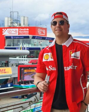 Sadri Skander Instagram - F1 in Barcelona with Shell 🏁✨🏆 Scuderia Ferrari 🐎