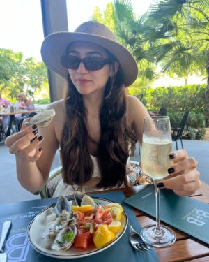 Sahiba Bali Instagram - drinking the (cham)pain away