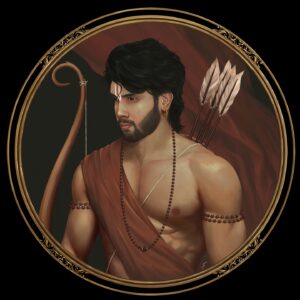 Sai Ronak Instagram - That was one beautiful digital painting by super talented @prashanthpage.
Thank you for spending your precious time to make it and gift such memorable art @mr2804official.
Loads of love ❤️ 

JAI SHRI RAM 🕉️