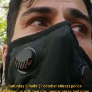 Sajjad Delafrooz Instagram - Let me share the lesson I learned  from the young women when I was out on the streets: BRAVERY 
.
They taught me I can stand against most brutal enforcements... Tear gas, guns, pepper spray... Non of these feared them... I was attacked by tear gas, pepper spray, beaten up with batons, the police was shooting people directly but nothing derailed the spirit of these young women! 
When I saw pregnant woman, women with asthma, and frail teengars standing on same grounds with me I realised the meaning of bravery, I realised how proud I should be of these women in my country, and I should be hopefull of a better future of my country and this world.. To you Iranian Women who made me put the fear away give a chance to stand next to you!
.
#mahsaamini #nikashakarami #Iran #Iranian_women #hadisnajafi #sarinaesmailzadeh 
#مهسا_امینی #نیکا_شاکرمی #زنان_ایران #زن_زندگی_آزادی #حدیث_نجفی #سارینا_اسماعیل_زاده