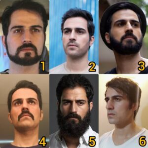 Sajjad Delafrooz Instagram - Which Number? Why?
.
.
#choose #differentstyles #differentlook #beard #nobeard #cleanshave #beardman #beardisback #moustache #mensfashion #menstyle #actor #role #character #filmcharacters #Bollywood #India #Mumbai #Dubai #Iran #Abuusman #hafezali #ikhlaqkhan #TigerZindaHai #specialops #photooftheday #photoshoot #shorthair #longhair #sajjaddelafrooz