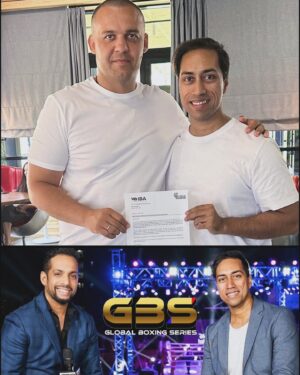 Salil Acharya Instagram - When i said im taking #boxing to the next level in india … im making good on my promise 

Weve been officially inducted into the international boxing association - IBA pro boxing Committee…. And my partner @djdevofficial is all smiles with the official letter from Umar Kremlev the IBA president 
Coming soon .. GBS ( global Boxing Series) going international
#boxing #combatsports #sportspromoter 

So much i want to share but just holding my horses