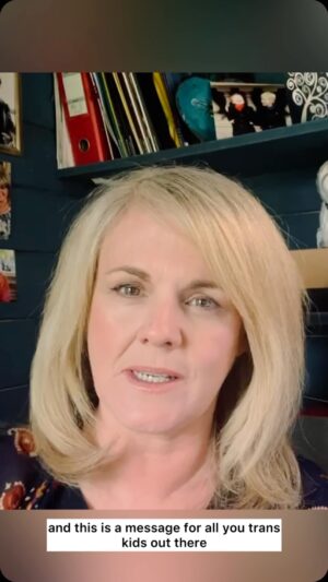 Sally Lindsay Instagram - Actress and TV presenter @sallylindsay73 wants trans  youth to know that “there’s an army of us out there who love you and see you” she joins #TransYouthAreLoved campaign by @transsolidarityalliance 🏳️‍⚧️ and the now thousands of people on this campaign’s mission with over 50 video messages of solidarity for trans  youth from celebs across music, tv, film, and from trans  role models, in the the biggest ever shout out of solidarity. We are asking everyone to get involved. Please make videos, OR ART, post it on social media, use #TransYouthAreLoved, join the campaign to ‘MAKE LOVE THE LOUDEST VOICE’ Thank you Sally 🏳️‍⚧️💖

#transyouthareloved #transkidsdeservebetter #transkidsdeservetogrowup
