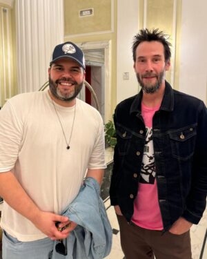 Salvatore Esposito Instagram - The ONE !! Thanks Mr Keanu Reeves for your Kindness !!!