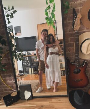 Sam Clemmett Instagram - missing my boy, our NY pad and summer today.