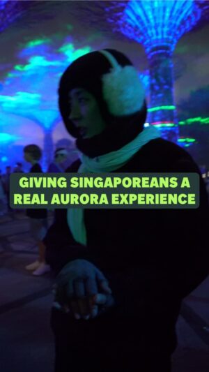 Samantha Tan Instagram - Think the heat really made @samanthatyf crazy 

If you want to see the Aurora Borealis at @gardensbythebay yourself, head down to:
📍 Gardens by the Bay, Supertree Grove
🕛 Mondays at 8pm and Weekends at 9pm

If you have a challenge for us, leave it in the comments and we might do them!

#exploresingapore #auroraboraelis #gardensbythebay