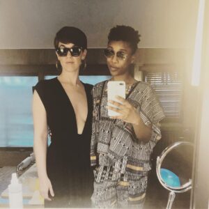Samira Wiley Instagram - We ate dinner last night and this is what we wore. Don’t come find us. Merry Christmas. 🎄