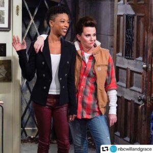 Samira Wiley Instagram - Come chill w ya boos. ❤️
#repost @nbcwillandgrace
・・・
Karen's diving HEAD FIRST into this new relationship. 😂 Tonight at 9/8c on #WillAndGrace.