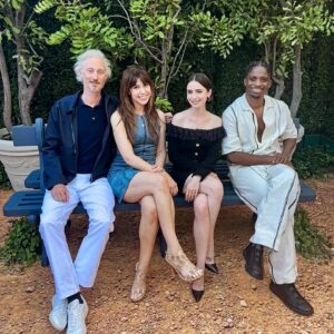 Samuel Arnold Instagram - About last night 🎬: hosting two @emilyinparis fan screenings at @netflix’s #EgyptianTheatre and surprising the crowd with the ultimate trio: @lilyjcollins @brunogouery @superssama, who brought all their energy, love, and then some after a whirlwind week of press commitments and more. (Btw, if you were there, tag yourself in these photos!) And a VERY Special thank you to @allisonrmcmanus @irishpadilla sosigale @_taydiaz for making it happen, and @brettlevine.jpg @marinabeezus for making it work so seamlessly. Appreciate you all so much! #emilyinparis s4 part 1 is now streaming, and it’s fantastic! 🇫🇷🥐🧀🍷🥖👩‍🎨