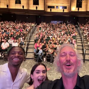 Samuel Arnold Instagram - About last night 🎬: hosting two @emilyinparis fan screenings at @netflix’s #EgyptianTheatre and surprising the crowd with the ultimate trio: @lilyjcollins @brunogouery @superssama, who brought all their energy, love, and then some after a whirlwind week of press commitments and more. (Btw, if you were there, tag yourself in these photos!) And a VERY Special thank you to @allisonrmcmanus @irishpadilla sosigale @_taydiaz for making it happen, and @brettlevine.jpg @marinabeezus for making it work so seamlessly. Appreciate you all so much! #emilyinparis s4 part 1 is now streaming, and it’s fantastic! 🇫🇷🥐🧀🍷🥖👩‍🎨