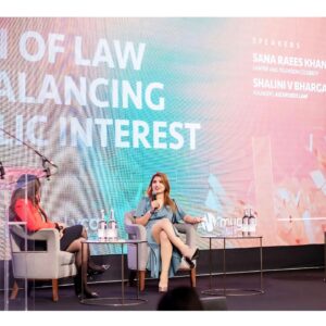 Sana Raees Khan Instagram - Sharing insights on the fascinating synergy and Intersection between Law and Celebrity at the India Week Film Conclave in London!

#sanaraeeskhan #srk #srklegal #london