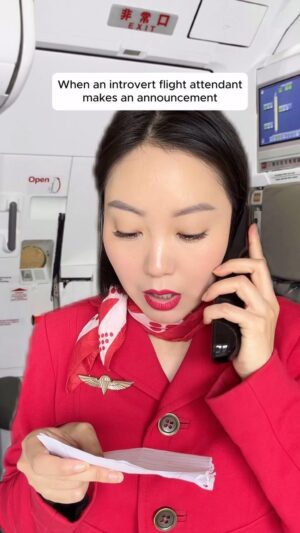 Sandra Kwon Instagram - I’ve done this 😭 #flightattendants #cabincrewlife #introvert