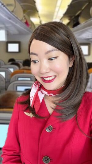 Sandra Kwon Instagram - That one passenger that doesn’t know what they want 😭 #airline #passenger #canincrewlife