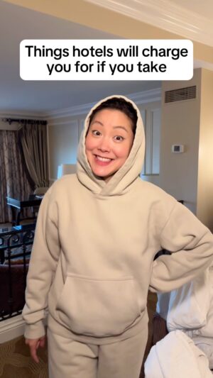 Sandra Kwon Instagram - Have you been charged for these??? 💀🤣 #hotels #travel