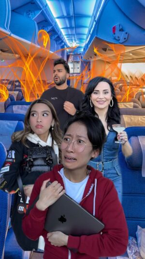 Sandra Kwon Instagram - LEARNING TO PLANE ✈️ ep.7 Emergency landing!!! 🙃 #planelanguage #travel #planeforbeginners