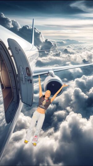 Sandra Kwon Instagram - LEARNING TO PLANE ✈️ ep.6- Fly High, Say Bye Bye💀 @klondikeblonde #planelanguage #language #travel #planeforbeginners #firsttimeflyer #masteringtheskies