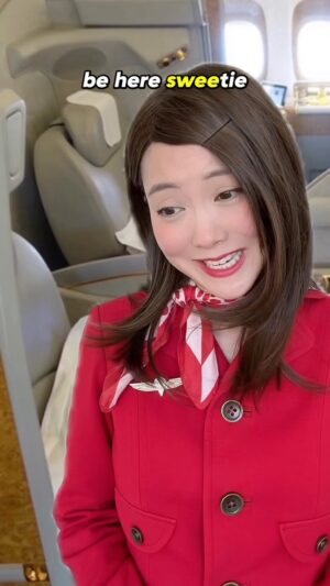 Sandra Kwon Instagram - Perks of having a kid 😂 #minijeenie #cabincrewlife #koreanmom #upgrade #firstclass