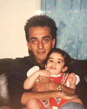Sanjay Dutt Instagram - On your special day my princess, I am reminded of how blessed I am to be your father. Your love lights up my world in ways I can’t express. Happy Birthday @trishaladutt Always proud of you ❤️
