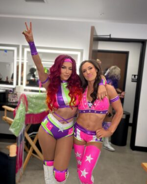 Santana Garrett Instagram - MY GIRL! 💖

What do we think, future Tag Team Champs, or what? 

@wowsuperheroes 🏆

#Wow #wowwrestling #womenofwrestling #girlpower #allamericangirls #SantanaGarrett #Americana #champion #empower #strength #wowe #timetoshine