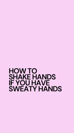 Sara Jane Ho Instagram - We should not subject others to our sweaty hands. It’s better to make a nice excuse without offending than to offend others with your sweat. At the very least, wipe your hand on your clothes right before shaking hands. What do you think? 🤝 

#etiquette #mindyourmanners #handshake #sweatyhands