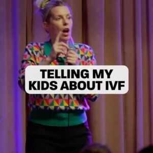 Sara Pascoe Instagram - Giving the birds and the bees talk about IVF…