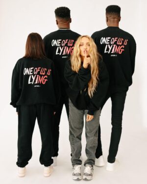 Sara Thompson Instagram - Guys, season 2 is gonna be so damn good. Can’t wait for you all to see it. Working with your best friends is so cool. @oneofusislyingpeacock