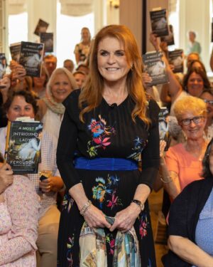 Sarah Ferguson Instagram - It was a pleasure to speak at the Ocean House Author Series, hosted by Deborah Goodrich Royce with Bank Square Books, at Ocean House in historic Watch Hill, Rhode Island. Thank you for the opportunity to celebrate my Sunday Times bestselling historical romance novel, A Most Intriguing Lady, and for supporting UNITED in Westerly, RI, a regional arts and arts eductation center. What a beautiful night celebrating art and creativity. 

@deborahgoodrichroyceofficial @oceanhouseri @banksquarebooks @harpercollins @harpercollinsuk @millsandboonuk @hqstories @avonbooks @williamandmorrow #OceanHouseAuthorSeries