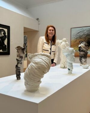Sarah Ferguson Instagram - I believe in supporting young artists and really pushing them to show off the talent that they have to as big an audience as they can. 

My friend Samuel Chatto’s sculptures and the artwork of both Eleanor Ekserdjian and Nouneh Sarkissian are currently showing at The Redfern Gallery, and I’d urge you to go and have a look up close at the skill and craftsmanship that goes into creating such wonderful art.

@samchatto #TheRedfernGallery #Crosscurrents #CorkStreet #CorkStreetGalleries #LondonGallery