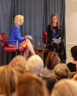 Sarah Ferguson Instagram - It was a pleasure to speak at the Ocean House Author Series, hosted by Deborah Goodrich Royce with Bank Square Books, at Ocean House in historic Watch Hill, Rhode Island. Thank you for the opportunity to celebrate my Sunday Times bestselling historical romance novel, A Most Intriguing Lady, and for supporting UNITED in Westerly, RI, a regional arts and arts eductation center. What a beautiful night celebrating art and creativity. 

@deborahgoodrichroyceofficial @oceanhouseri @banksquarebooks @harpercollins @harpercollinsuk @millsandboonuk @hqstories @avonbooks @williamandmorrow #OceanHouseAuthorSeries