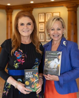 Sarah Ferguson Instagram - It was a pleasure to speak at the Ocean House Author Series, hosted by Deborah Goodrich Royce with Bank Square Books, at Ocean House in historic Watch Hill, Rhode Island. Thank you for the opportunity to celebrate my Sunday Times bestselling historical romance novel, A Most Intriguing Lady, and for supporting UNITED in Westerly, RI, a regional arts and arts eductation center. What a beautiful night celebrating art and creativity. 

@deborahgoodrichroyceofficial @oceanhouseri @banksquarebooks @harpercollins @harpercollinsuk @millsandboonuk @hqstories @avonbooks @williamandmorrow #OceanHouseAuthorSeries