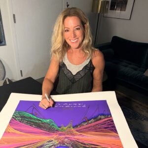 Sarah McLachlan Instagram - I recently teamed up with artist Tim Wakefield and friends at the nonprofit art studio @Soundwaves_Art in Austin to sign artworks made from the sound waves of my songs “Angel”, “Building A Mystery,” and “Possession.”

There are a small number of signed prints and two originals available for each song. All profits will go to @SarahSchoolOfMusic which provides music programming and mentorship at no cost to children and youth facing barriers to access. More information is available via website link in profile. XoS