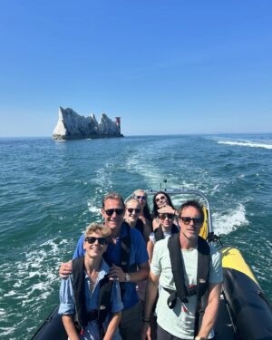 Sarah Parish Instagram - The most incredible day on the Solent yesterday. My first visit to @thehutcolwell , amazing food, perfect service, 2 great swims. All brilliantly organised by the wonderful @j_julsie  Thank you Max and Juliet for such a gorgeous day out.☀️☀️☀️👙👙❤️
