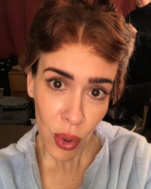 Sarah Paulson Instagram - Wigging out. #Ratched is now streaming on Netflix around the world! 👩‍⚕️