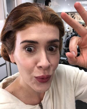 Sarah Paulson Instagram - Wigging out. #Ratched is now streaming on Netflix around the world! 👩‍⚕️