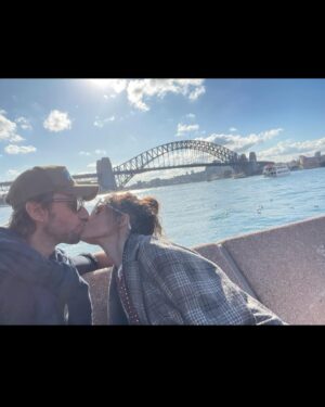 Sarah Shahi Instagram - Happy birthday @adam_demos🥳How lucky am I that I get to do this life with you. You are one of one. I love you bigger than the sky 💜🥰❤️
