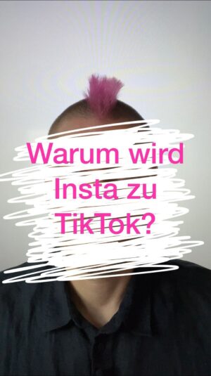 Sascha Lobo Instagram - Warum Insta immer mehr wie TikTok wird. #instagram #tiktok #facebook #reels #video