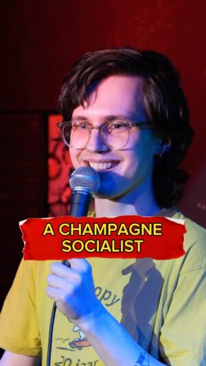 Sasha Kapadya Instagram - i learnt a new term!

#comedy #standup #english #champagne #socialist #fritzkola #anarchist #vodka #fascist #schnapps #liberal