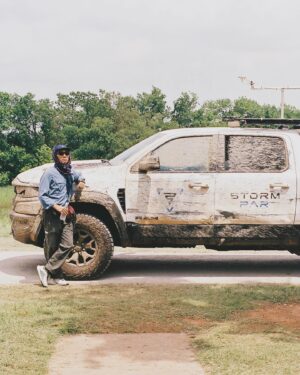 Sasha Lane Instagram - The behind and in betweens - (I became a pro on that OKC to TX drive). It’s been a full week since Twisters has been out and it’s been wonderful to watch all the responses ! Thank ya’ll for all the support 🤍🌪️stay safe